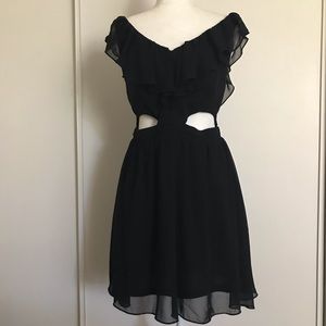 Urban Outfitters Ruffled Dress w/Cut-Outs